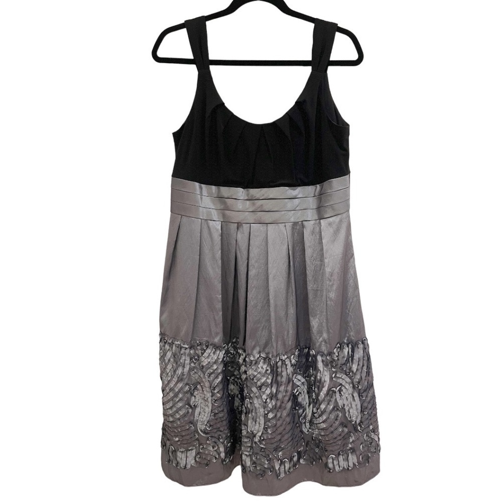 𝅺R&M Richards Sleeveless Pleated Bodice Formal Evening Cocktail Party Dress 14